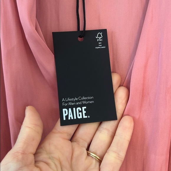 PAIGE Dijon Bodysuit in Lipstick Pink size Women’s Small, NWT! - Picture 5 of 10